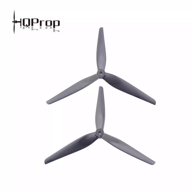 HQ Prop Black 1045 Tri Blade Propeller 10x4.5x3 Carbon Nylon Rotor Blade 18.5mm Hub for 3110 Motor Cinelifter UAV Drone