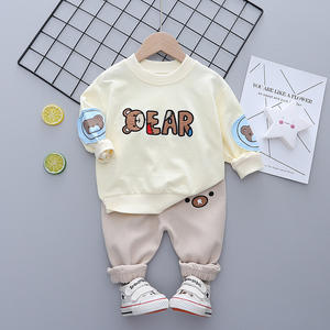 Diseños de Vestidos para Niños, Ropa Coreana para Niños al por Mayor, Conjunto de Ropa de Algodón de 2 Piezas, Hermosa Ropa Infantil - Product Image 2