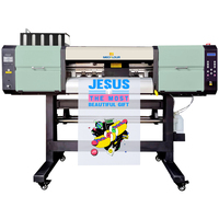 Meilleure imprimante DTF à double tête haute vitesse I3200 A2 60cm, machine d'impression, imprimante DTF pour t-shirt 60cm avec secoueur de poudre