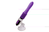 Großhandel Automatische Stoßdildo-Maschine für Frauen 5-Frequenz Vibrierender Heizender Ferngesteuerter Masturbator
