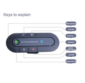 Kebidu BT Android 4.1 trong xe loa ngoài mặt trời Visor rảnh tay xe Kit BT âm nhạc re ciever loa cho iPhone Android - Product Image 5