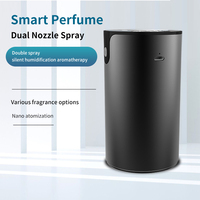 Diffuseur d'arômes d'huiles essentielles à double buse sans eau Portable USB 7 couleurs Lumière LED Aromathérapie Humidificateurs de parfum d'air