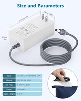 Alimentation AC-DC Starlink Mini 60W, Chargeur 30V 2A, Adaptateur de Remplacement, Prise US EU, Convertisseur Élévateur de Tension, Charge Rapide Portable pour VR
