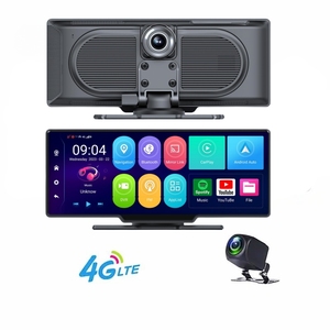 10.26 inch Android Dash Cam 8 core Carplay & Android Auto Wifi <span class=keywords><strong>Bluetooth</strong></span> Car DVR ADAS <span class=keywords><strong>GPS</strong></span> 24h công viên màn hình gương chiếu hậu máy ảnh - Product Image 1