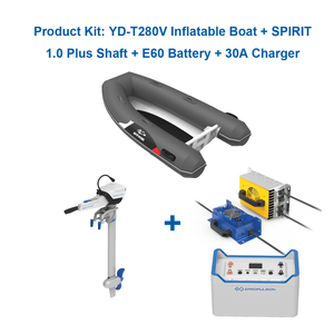 <span class=keywords><strong>Kayak</strong></span> de Pesca Plegable Ecológico con Fondo Rígido y Motor Fuera de Borda, Nuevo, a Bajo <span class=keywords><strong>Precio</strong></span>, con Batería de 3kw, Bote Inflable para Pesca - Product Image 2