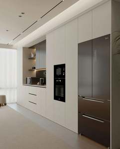 Buffet avec réfrigérateur intégré, armoire multifonctionnelle, ensembles de meubles de salle à manger personnalisés - Product Image 1