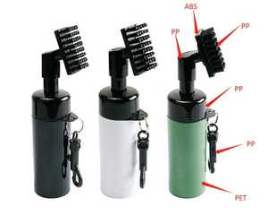 DS5767 spazzola ad acqua con Clip retrattile Golf spazzola ad acqua con Spray bottiglia Golf Club Cleaner spazzola - Product Image 2