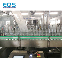 Ligne d'embouteillage de bière clé en main, machine de remplissage automatique de bouteilles en verre, solution complète pour usine de brasserie
