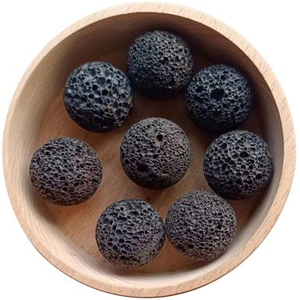 Boule d'aromathérapie en pierre de lave volcanique naturelle Eastern Stone, modèle ES054, design moderne, tailles et formes variées, demi-sphère - Product Image 1