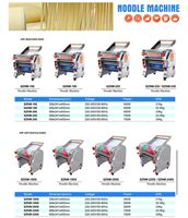 Machine industrielle électrique pour la fabrication de nouilles, machine à nouilles chinoises, machine à faire des nouilles avec coupe-nouilles