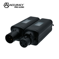 Sistema de Micrófono Inalámbrico de Alta Resolución con Transmisor y Receptor XLR Inalámbrico UHF-MTU013 de Accuracy Pro Audio