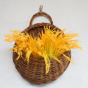 Pots suspendus de 9 pouces en plastique cintres pour plantes grands jardinières tressées cintre cône <span class=keywords><strong>jardinière</strong></span> liège mignon bol pont fer miroir lune - Product Image 3