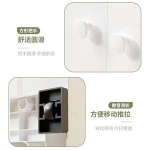 Armario de ropa <span class=keywords><strong>infantil</strong></span> de 3 niveles <span class=keywords><strong>con</strong></span> estampado animal, diseño colgante, estantería de plástico <span class=keywords><strong>con</strong></span> ruedas y <span class=keywords><strong>cajones</strong></span> para armario de niños - Product Image 5