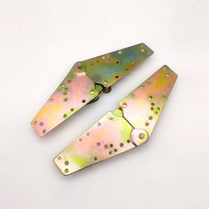 Chengyouhui – charnière papillon à double usage, plaquée zinc, lot de 2, pour canapé-lit, réglage du dossier pliable, quincaillerie pour meubles - Product Image 1