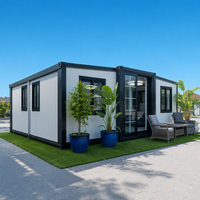Maison préfabriquée modulaire pratique de 20 pieds avec cuisine et salle de bain pour usage résidentiel