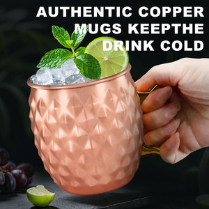 أكواب فناجين بقر مع غذاء آمن من الفولاذ المقاوم للصدأ مطروق مقاوم للصدأ وكوتيل منزلي للبيرة Margaritas - Product Image 6