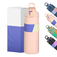 Taza rectangular de acero inoxidable 316 con boca de copa redondeada diseñada para niños