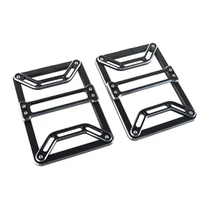 Coperchi fanali posteriori in alluminio per Jeep Wrangler JK coperchi luci protezioni protezioni per accessori Jeep