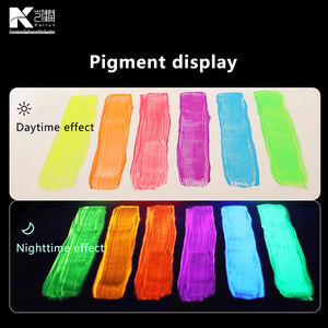 Sơn acrylic Bộ 6 Neon phát sáng trong sơn tối, sơn 2 ounce/59ml cho sơn nghệ thuật, trang trí, và nhiều bề mặt - Product Image 5