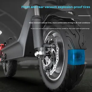 Bicicleta Eléctrica Profesional de Dos Ruedas, Sin Escobillas, Doble Motor de 36V 500W, Alta Potencia, Digital Inteligente, 70km de Autonomía, Suspensión Completa, Impermeable, Unisex - Product Image 3
