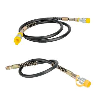 Özelleştirilmiş 2 metre yüksek basınçlı hidrolik yağ hortumu ZG3/8 70MPA hızlı bağlantı kauçuk tüp montaj 220V çelik hidrolik araçları - Product Image 2