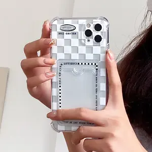 Per custodia <span class=keywords><strong>iPhone</strong></span> <span class=keywords><strong>11</strong></span> <span class=keywords><strong>con</strong></span> porta carte di credito custodia a portafoglio per <span class=keywords><strong>iPhone</strong></span> 14 15 Pro Max 13 12 <span class=keywords><strong>11</strong></span> Pro XS Max XR 7 8 14 Plus SE 2020 <span class=keywords><strong>Cover</strong></span> trasparente - Product Image 1