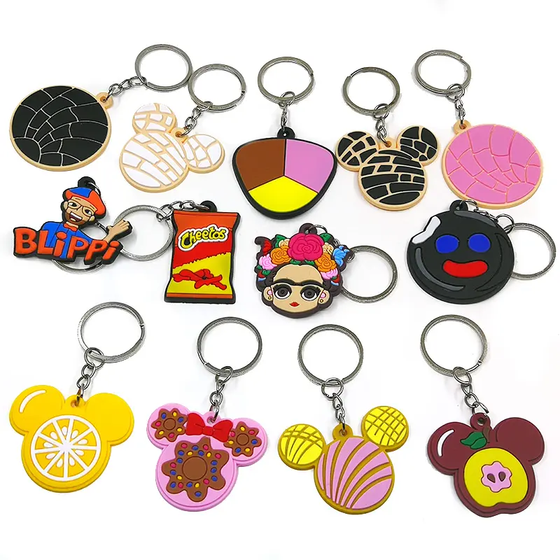 Hot Sale Keychains Mexican Style Key Ring Fashion Key Holder Trinket Fit Women Kids Friend Party Gift Custom Keychain Wholesale