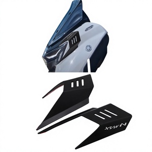 ชุดแต่งช่องลมข้างรถมอเตอร์ไซค์ สำหรับ Yamaha Nmax155 ปี 24-25 สีดำ พลาสติกกันลม อะไหล่แต่งเพิ่มประสิทธิภาพ - Product Image 4