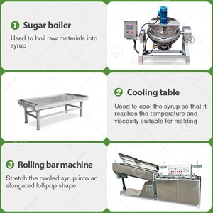 Chaîne <span class=keywords><strong>de</strong></span> production <span class=keywords><strong>de</strong></span> sucettes et <span class=keywords><strong>de</strong></span> petits bonbons durs pour fabricants – Machine <span class=keywords><strong>de</strong></span> fabrication <span class=keywords><strong>de</strong></span> bonbons durs à prix compétitif - Product Image 5