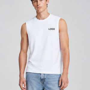 Débardeur de luxe 100 % coton pour homme, taille EU Plus 4XL, personnalisé, 230 g/m², pour la gym - Product Image 1