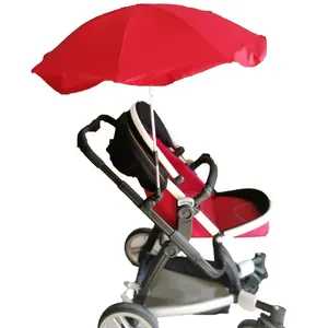 Sampel gratis grosir populer berguna dapat disesuaikan melindungi bayi perlindungan UV UPF 50 + payung kereta bayi matahari