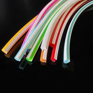 Lue-tira flexible de neón SMD 5050 2835, 6mm y 8mm, iluminación suave con cable separado