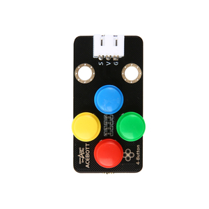 ACEBOTT OEM Componente Electrónico de Señal Analógica de Alto Nivel de 3.3V~5V, Módulo de Botón Grande de 4 Botones Compatible con ESP32/Arduino - Product Image 2