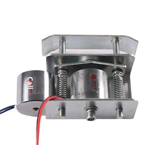 गोल होल्डिंग इलेक्ट्रोमैग्नेट डीसी 24v 1.3w 10 किलो इलेक्ट्रो इलेक्ट्रिक मैग्नेट, बेलनाकार विद्युत चुंबक - Product Image 4