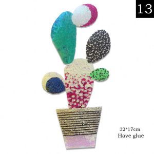 Venta al por mayor cactus <span class=keywords><strong>cocotero</strong></span> planta parche decoración apliques para disfraz - Product Image 4