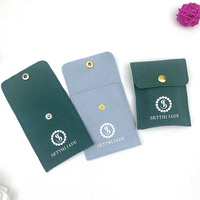 Pochette d'emballage en feutre velours style INS de haute qualité, matériau d'emballage pour cartes, enveloppe épaisse à fermeture pression, abordable