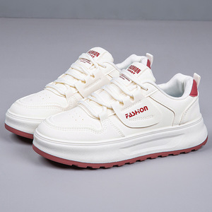 2026 Spring Style All-Purpose White Sneakers for Women - High-end Style Student <b>Soft</b>-soled Casual <b>Shoes</b> - Product Image 2