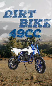 Minimoto de Gasolina de 50 cc Tipo Dirt <span class=keywords><strong>Bike</strong></span> de 4 Tiempos Motocross con Arranque Manual Pit <span class=keywords><strong>Bike</strong></span> Todoterreno para Niños con EPA - Product Image 6