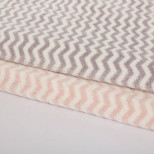 Tela de Felpa Cationica Ligera, Elástica, Tejida por Urdimbre, 100% Poliéster, con <span class=keywords><strong>Micro</strong></span> Rayas, Ecológica, para Niñas - Product Image 5