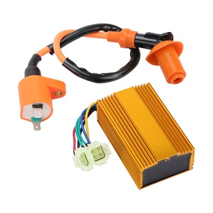 Goofit AC cuộn dây đánh lửa với 6 pin Racing <span class=keywords><strong>CDI</strong></span> hộp thay thế cho GY6 50cc 125cc 150cc Trung Quốc hiệu suất cao Racing Scooter - Product Image 1