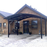 Abri de voiture personnalisable en alliage d'aluminium de qualité supérieure, imperméable, pour garages résidentiels extérieurs et usage domestique, idéal pour le stationnement des voitures