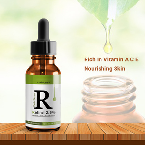 Retinol 2.5% hidratante líquido colágeno vitamina E crema anti-envejecimiento arrugas facial acné suero blanqueamiento - Product Image 5