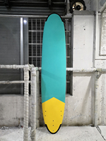 Haute qualité 9ft Longboard EPS mousse souple pont planche de surf EVA pare-chocs queue trois bambou Stringer IXPE doux planche de surf Sports nautiques