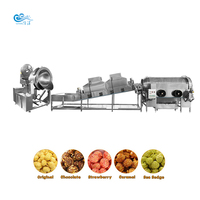 Machine à Popcorn Industrielle Automatique, Machine à Popcorn Électrique/Gaz Commerciale, Ligne de Production de Popcorn au Caramel