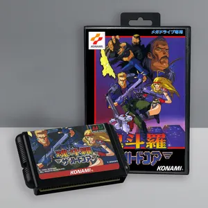 Street of Rage 3 US EUR Japan Cover With Box And Manual For Megadrive Genesis Video Game Console 16 bit MD card