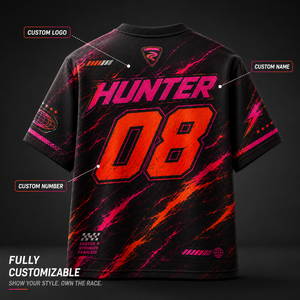 เสื้อเจอร์ซีย์มอเตอร์ครอสแบบสั่งทำพิเศษ ลายซับลิเมชั่น สำหรับรถจักรยานเสือภูเขา แข่งมอเตอร์ไซค์ ชุดทีมรถวิบาก ผู้ผลิต OEM - Product Image 6