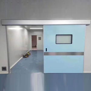 Hoge Kwaliteit Ziekenhuis Deur Modulaire Operatiekamer Deur Hermetische Automatische Schuifdeur Met Voet Schakelaar Touchless Sensor - Product Image 2