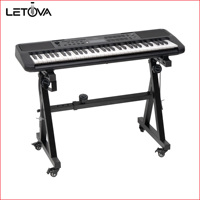 Support de clavier portable pliable KS-Z1 avec des caractéristiques durables, réglables et flexibles