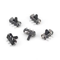 Interrupteur coulissant étanche IP67 6 broches 2 positions Mini Smd Micro Vertical 12v 0.05A 1/1.5/2/2.5/3/4/5/6mm interrupteurs à glissière