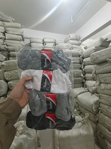 Equipaggio uomo alla moda estate classica barca invisibile calzini Anti-batterico nero bianco grigio nel sudore che assorbe il polsino sottile per - Product Image 2